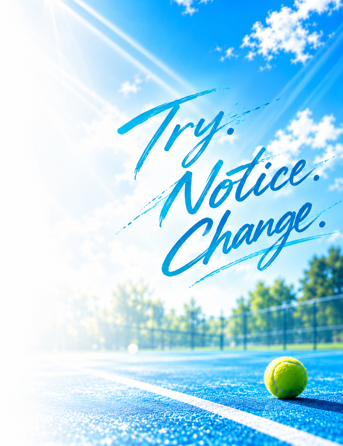 Try. Notice. Change.